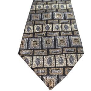 Brandini 100% Silk Luxury Fashion Tie 3 3/4 wide 58 long